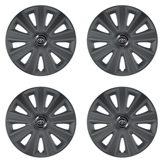 Capace roată pentru Toyota 15 Aviator carbon grafit