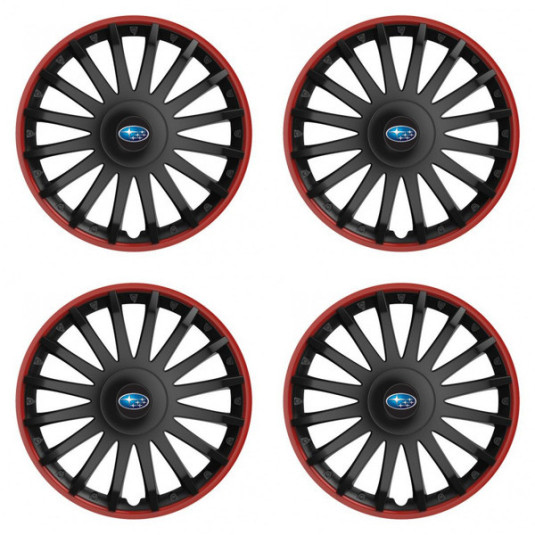 Capace pentru Subaru 15 CRYSTAL RO black