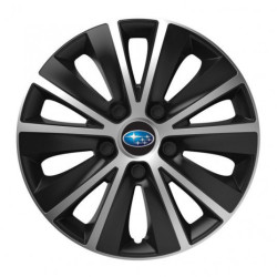 Capace pentru Subaru 15 RAPIDE argintiu și negru