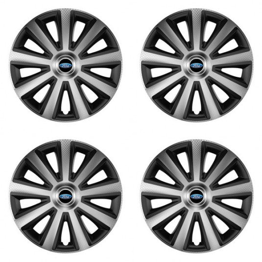 Capace pentru Ford 14 Aviator carbon silver&black