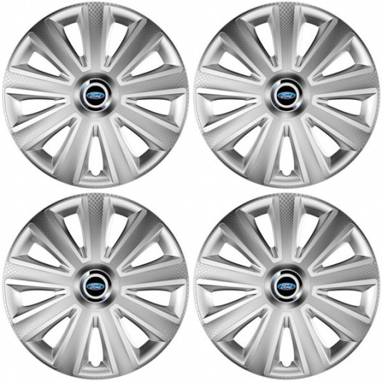 Capace pentru Ford 14 Aviator carbon RC silver