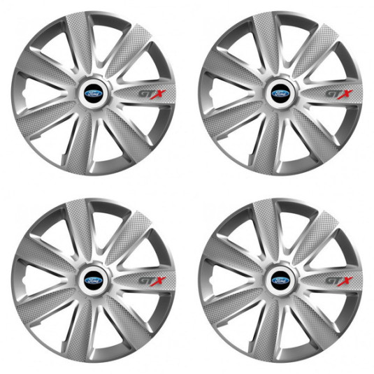 Capace roată pentru Ford 14 GTX CARBON silver