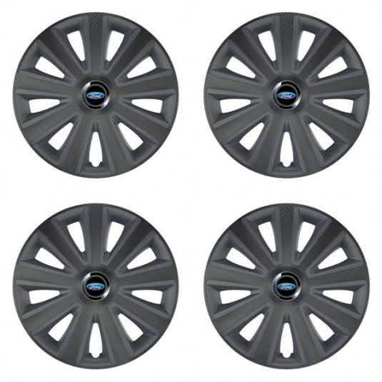 Capace roată Ford 15 Aviator carbon grafit