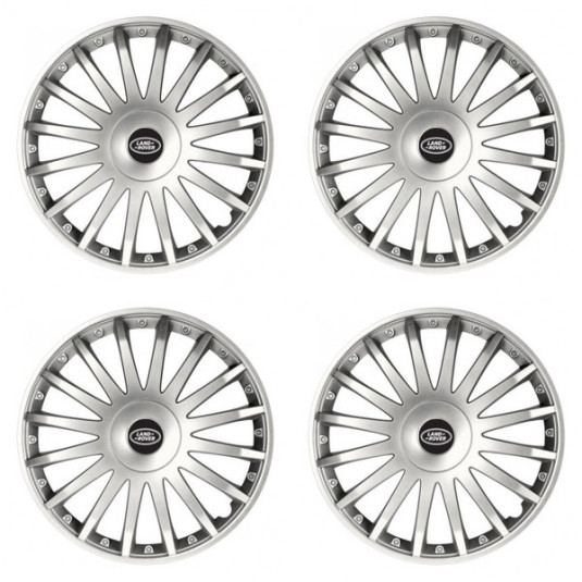 Capacele pentru Land Rover 15 CRYSTAL silver