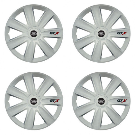 Capace pentru Land Rover 16 GTX carbon alb