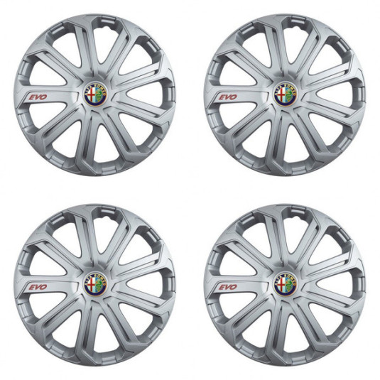 Capace pentru Alfa Romeo 14 Evo argintiu