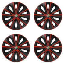 Capace pentru Alfa Romeo 14 RAPIDE roșu și negru