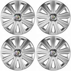 Capace pentru Alfa Romeo 15 Aviator carbon argintiu