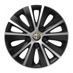 Capace roată pentru Alfa Romeo 15 RAPIDE argintiu și negru