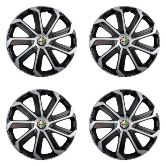 Capace pentru Alfa Romeo 16 Evo black&silver
