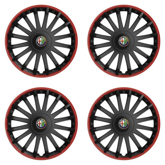 Capacele pentru Alfa Romeo 16 CRYSTAL RO black