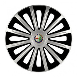 Capace pentru Alfa Romeo 16 TREND argintiu și negru