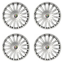 Capace pentru Alfa Romeo 16 CRYSTAL silver