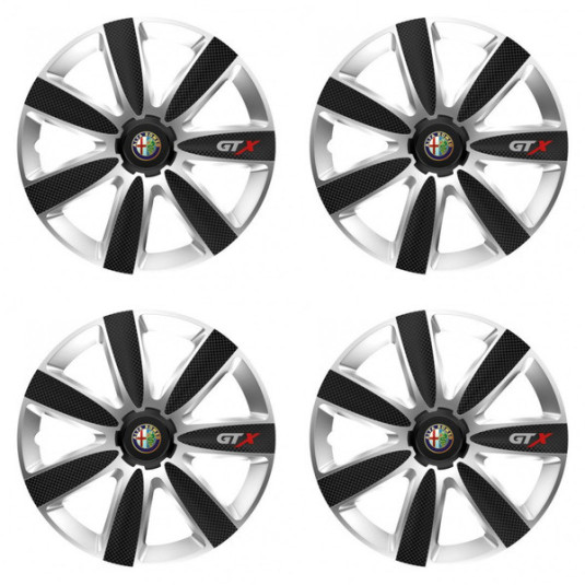 Capacele pentru Alfa Romeo 16 GTX CARBON silver/black