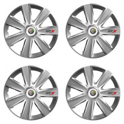 Capace pentru Alfa Romeo 16 GTX CARBON silver