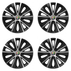 Capacele pentru Alfa Romeo 16 RAPIDE argintiu și negru