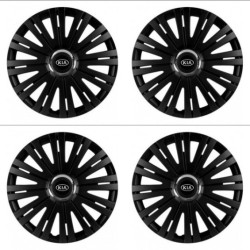 Capace roată pentru Kia (logo vechi) 14 ACTIVE RC BLACK