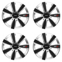 Capace pentru Kia (logo vechi) 15 GTX CARBON silver/black