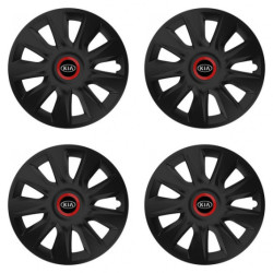 Capacele butucului pentru Kia (logo mai vechi) 15 STRATOS RR black