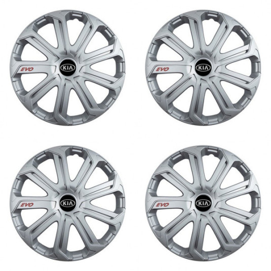 Capacele pentru Kia (logo mai vechi) 16 Evo silver