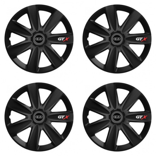 Capace pentru Kia (logo vechi) 16 GTX CARBON negru