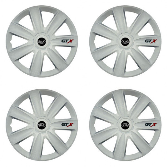 Capace pentru Kia (logo vechi) 17 GTX carbon white