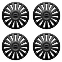 Capacele roţilor pentru Kia (logo nou) 14 Luxury black