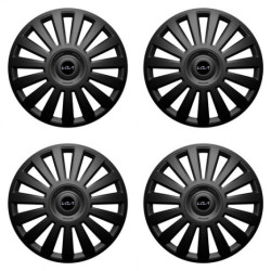 Capacele roţilor pentru Kia (logo nou) 14 Luxury black