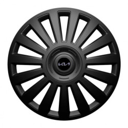 Capacele roţilor pentru Kia (logo nou) 14 Luxury black
