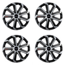 Calote pentru Kia (logo nou) 15 Evo black&silver