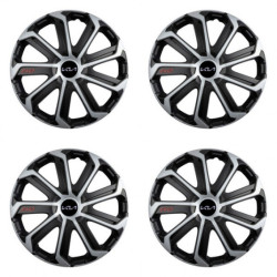 Calote pentru Kia (logo nou) 15 Evo black&silver