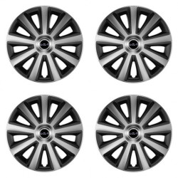 Capace pentru Kia (logo nou) 15 Aviator carbon silver&black