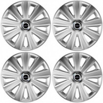 Capace pentru Kia (logo nou) 15 Aviator argintiu carbon