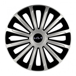 Capace jante pentru Kia (logo nou) 15 TREND silver and black