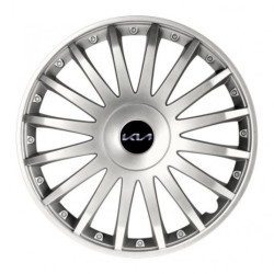 Capace roată pentru Kia (logo nou) 15 CRYSTAL silver