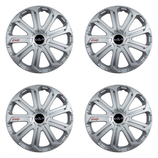 Ornamente roată Kia (logo nou) 16 Evo silver