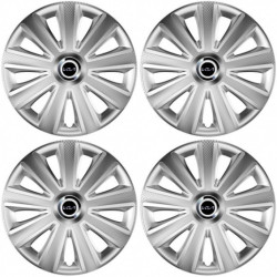 Capace pentru Kia (logo nou) 16 Aviator carbon RC 16 silver