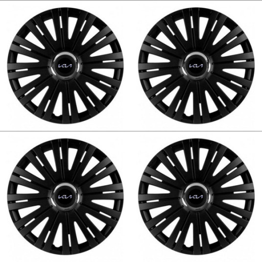 Capace pentru Kia (logo nou) 16 ACTIVE RC BLACK