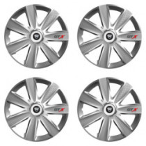 Capace pentru Dacia (logo vechi) 14 GTX CARBON silver