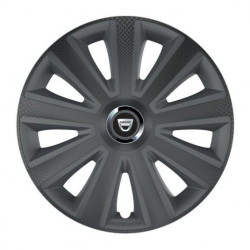 Capacele roților pentru Dacia (logo mai vechi) 15 Aviator carbon grafit