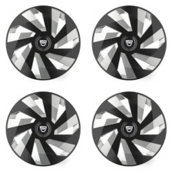 Capace pentru Dacia (logo vechi) 15 Vector RC black and silver