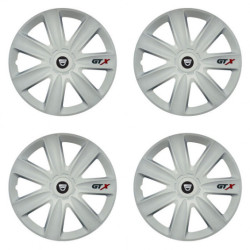 Capace pentru Dacia (logo mai vechi) 17 GTX carbon white