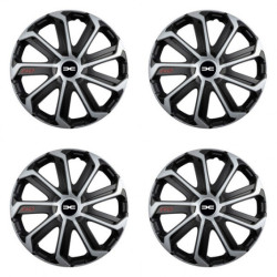 Capace pentru Dacia (logo nou) 14 Evo black&silver
