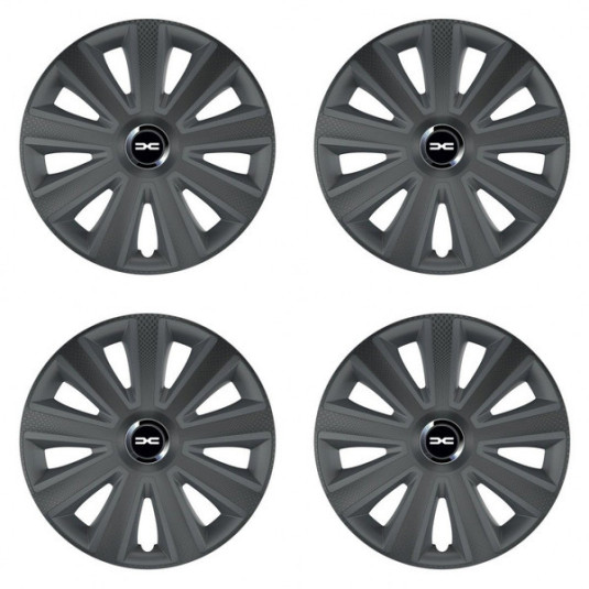 Capacele roților pentru Dacia (logo nou) 14 Aviator carbon RC grafit