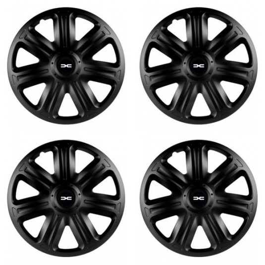 Capace de roți pentru Dacia (logo nou) 14 COMFORT BLACK