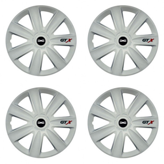 Capacele pentru Dacia (logo nou) 15 GTX carbon white