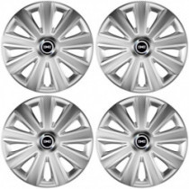 Capace de roată pentru Dacia (logo nou) 15 Aviator carbon silver