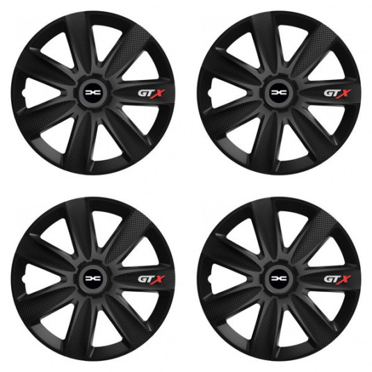 Capace pentru Dacia (logo nou) 15 GTX CARBON negru