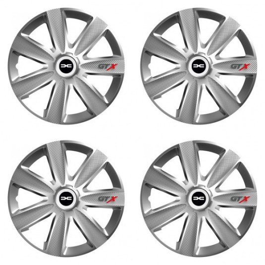 Capace pentru Dacia (nou logo) 15 GTX CARBON silver