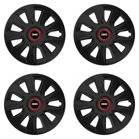 Capace pentru Dacia (logo nou) 16 STRATOS RR black